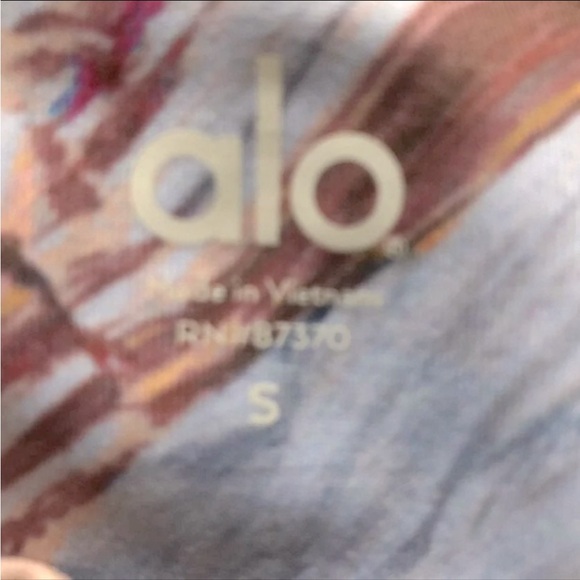 NWOT ALO Yoga Airbrushed Leggings Modern Sz.S - Picture 9 of 9